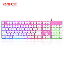Load image into Gallery viewer, iMice Steam Punk Gaming Keyboard