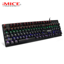 Load image into Gallery viewer, iMice Mechanical Keyboard Blue Switch Gaming Keyboard